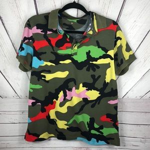 valentino polo camo
